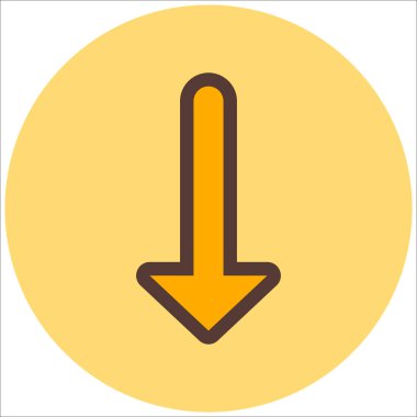 Ok. Web simgesi basit tasarım