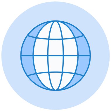 küresel ağ. Basit resimleme