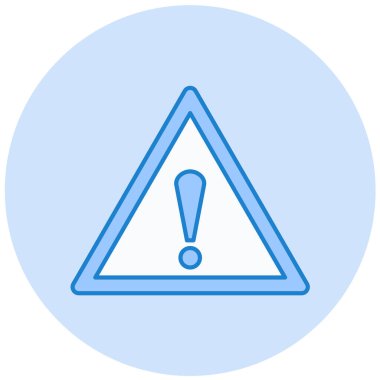 uyarı işareti simgesi, vektör illüstrasyonu