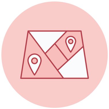 Harita iğnesi. Web simgesi