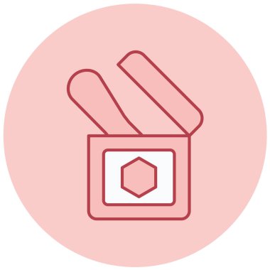 kutu simgesi, vektör illüstrasyonu