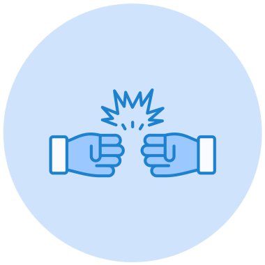 Yumruk simgesi vektör çizimi