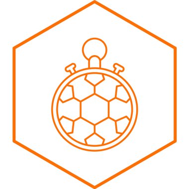 Bir bowling topu simgesinin vektör illüstrasyonu