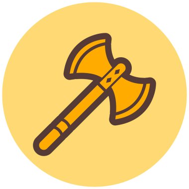 Balta. Web simgesi basit illüstrasyon