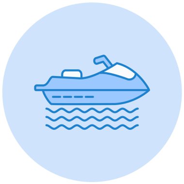 basit stil izole arkaplanda tekne simgesi