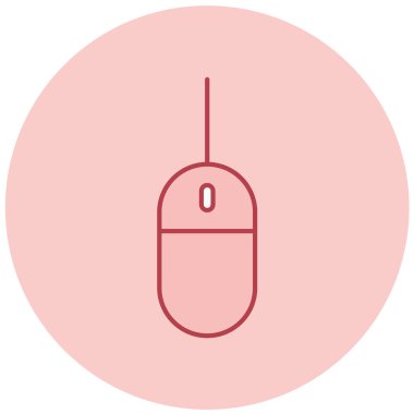 Fare. Web simgesi basit illüstrasyon