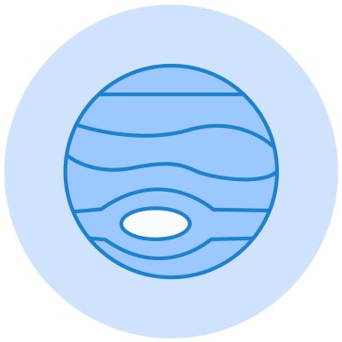 gezegen modern simge vektör illüstrasyonu