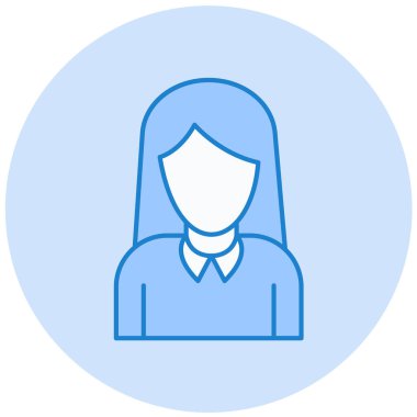 avatar. Web simgesi basit illüstrasyon