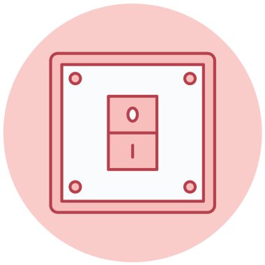 Mobilya. Web simgesi basit illüstrasyon