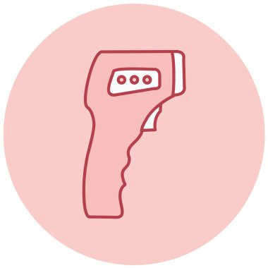 termometre simgesi, basit tasarım vektör çizimi 