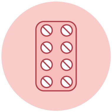 Haplar. Web simgesi basit illüstrasyon