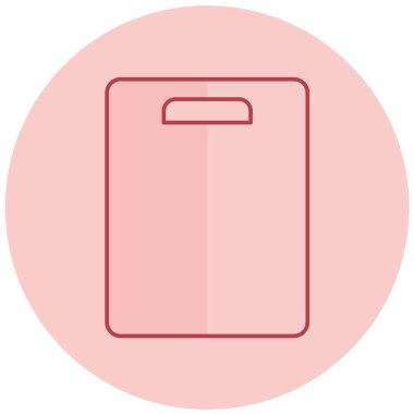 Ağırlık simgesinin vektör çizimi