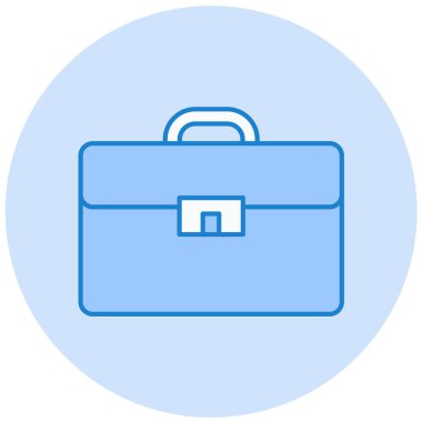 Çanta. Web simgesi basit illüstrasyon