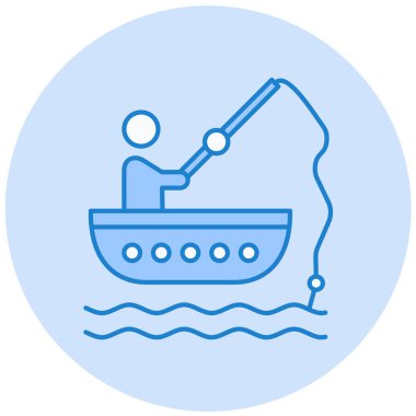Tekne. Web simgesi basit illüstrasyon