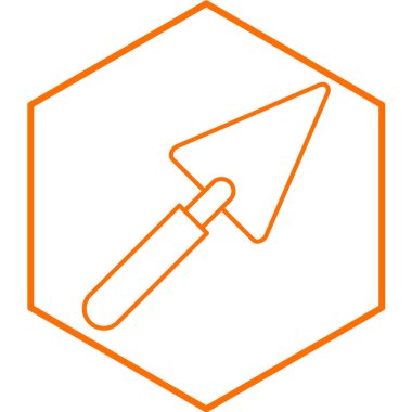 Mala basit simgesi, vektör çizim