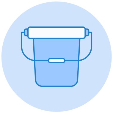 Kova. Web simgesi basit illüstrasyon
