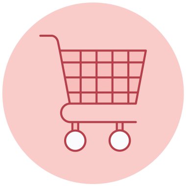 Alışveriş arabası. Basit tasarım