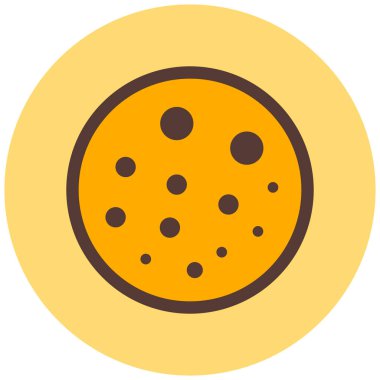 pizza. Web simgesi basit illüstrasyon