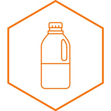 şişe simgesi vektör illüstrasyonu