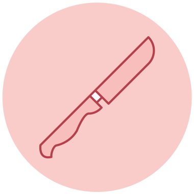 Bıçak ikonu. vektör illüstrasyonu