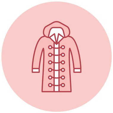 Kişisel ve ticari kullanım için ceket ikonu vektör illüstrasyonuName..