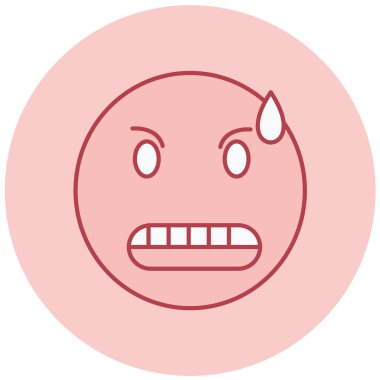 yüz simgesi, vektör illüstrasyonu