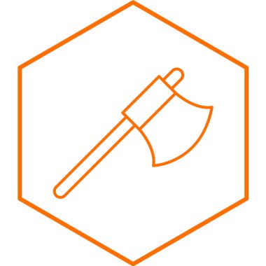 Balta simgesi vektör illüstrasyonu