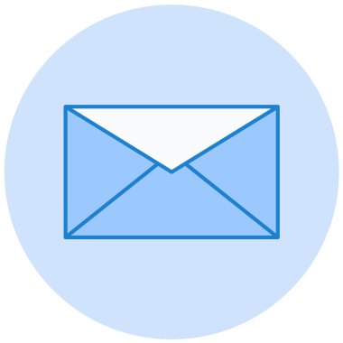 E- posta simgesi vektör illüstrasyonu