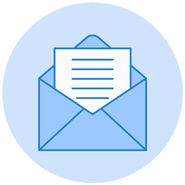 E- posta simgesi vektör illüstrasyonu