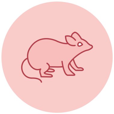 fare simgesi, basit tasarım vektör çizimi