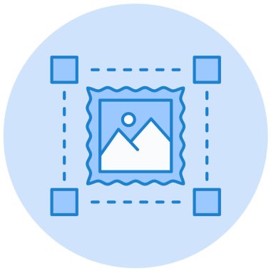 resim modern simge vektör illüstrasyonu