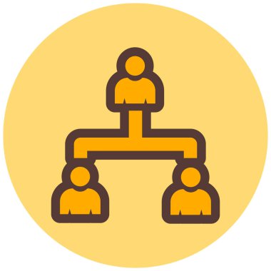 İş ekibi. Basit resimleme