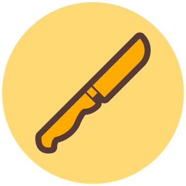 bıçak simgesi modada izole edilmiş arkaplan