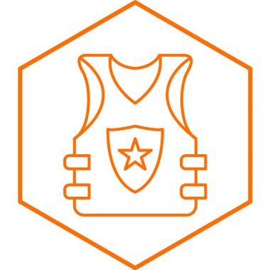 kalkan ikon vektör illüstrasyonu