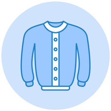 Kıyafetler. Web simgesi basit illüstrasyon