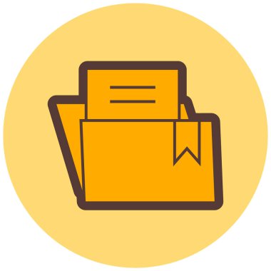 dizin simgesi, basit tasarım vektör çizimi