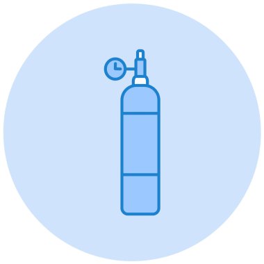 Bir şişe simgesinin vektör illüstrasyonu