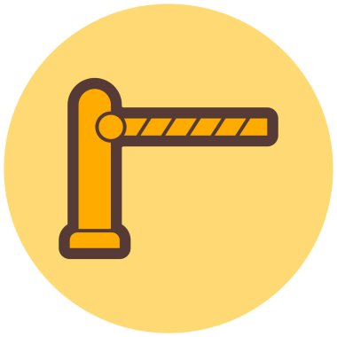 Yol simgesi, vektör illüstrasyonu