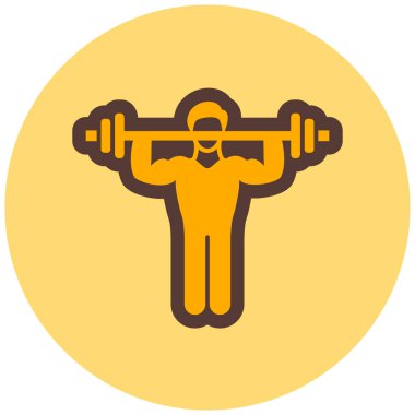 Kas gücü. Web simgesi basit illüstrasyon