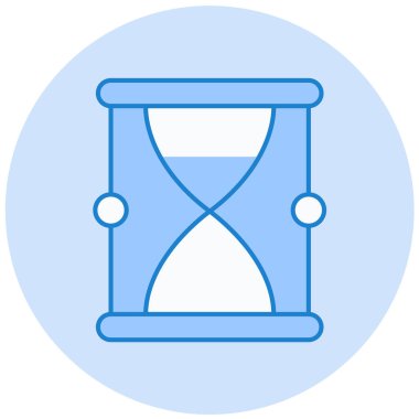 Kum saati. Web simgesi basit tasarım