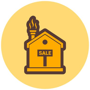 Satış. Web simgesi basit illüstrasyon