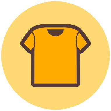 Tişört. Web simgesi basit illüstrasyon