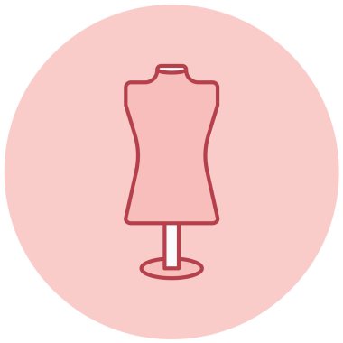 kukla simgesi, basit tasarım vektör çizimi