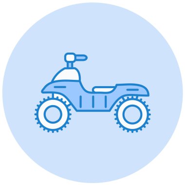 Motorsiklet. Web simgesi basit illüstrasyon