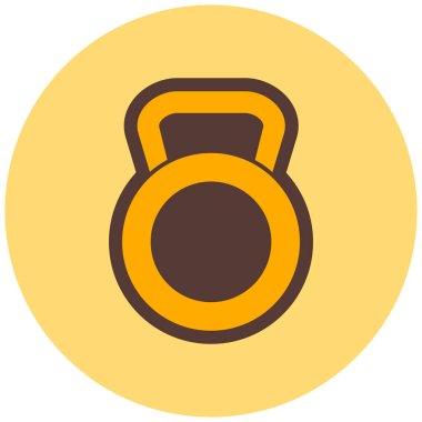 Dambıl. Web simgesi basit illüstrasyon