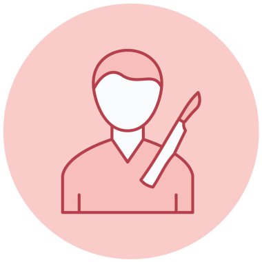 Düz tarzda bir adamın vektör illüstrasyonu