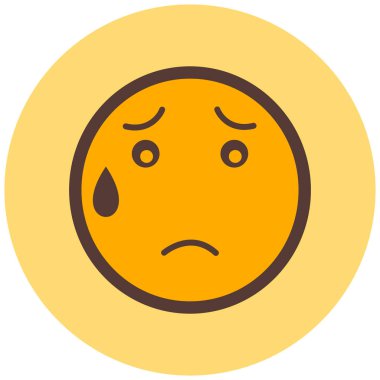 emoji. Web simgesi basit illüstrasyon
