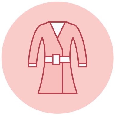 Elbise. Web simgesi basit illüstrasyon