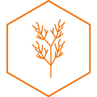 Dill simgesinin vektör illüstrasyonu