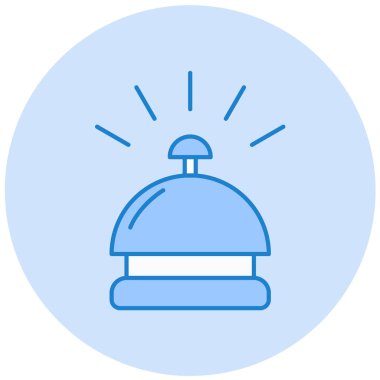 Alarm simgesi, vektör illüstrasyonu